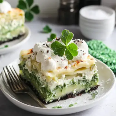 Shamrock Lasagna: A Magical Minty No-Bake Delight 9 Shamrock Lasagna