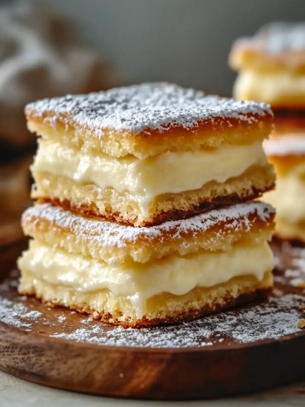Decadent Vanilla Custard Cream Squares You Can’t Resist 3 Vanilla Custard Cream Squares