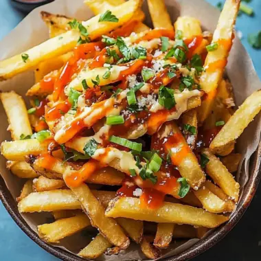 Loaded Sriracha Fries: Your New Favorite Spicy Snack 9 Loaded Sriracha Fries