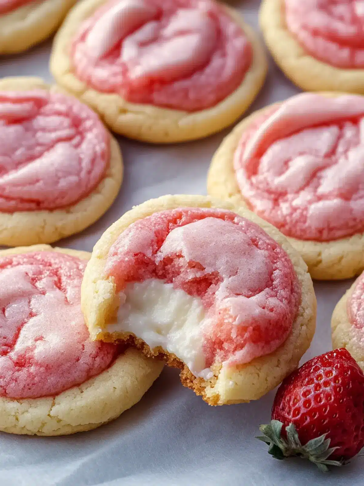 Strawberry Cheesecake Cookies That Wow Every Dessert Lover 2 Strawberry Cheesecake Cookies