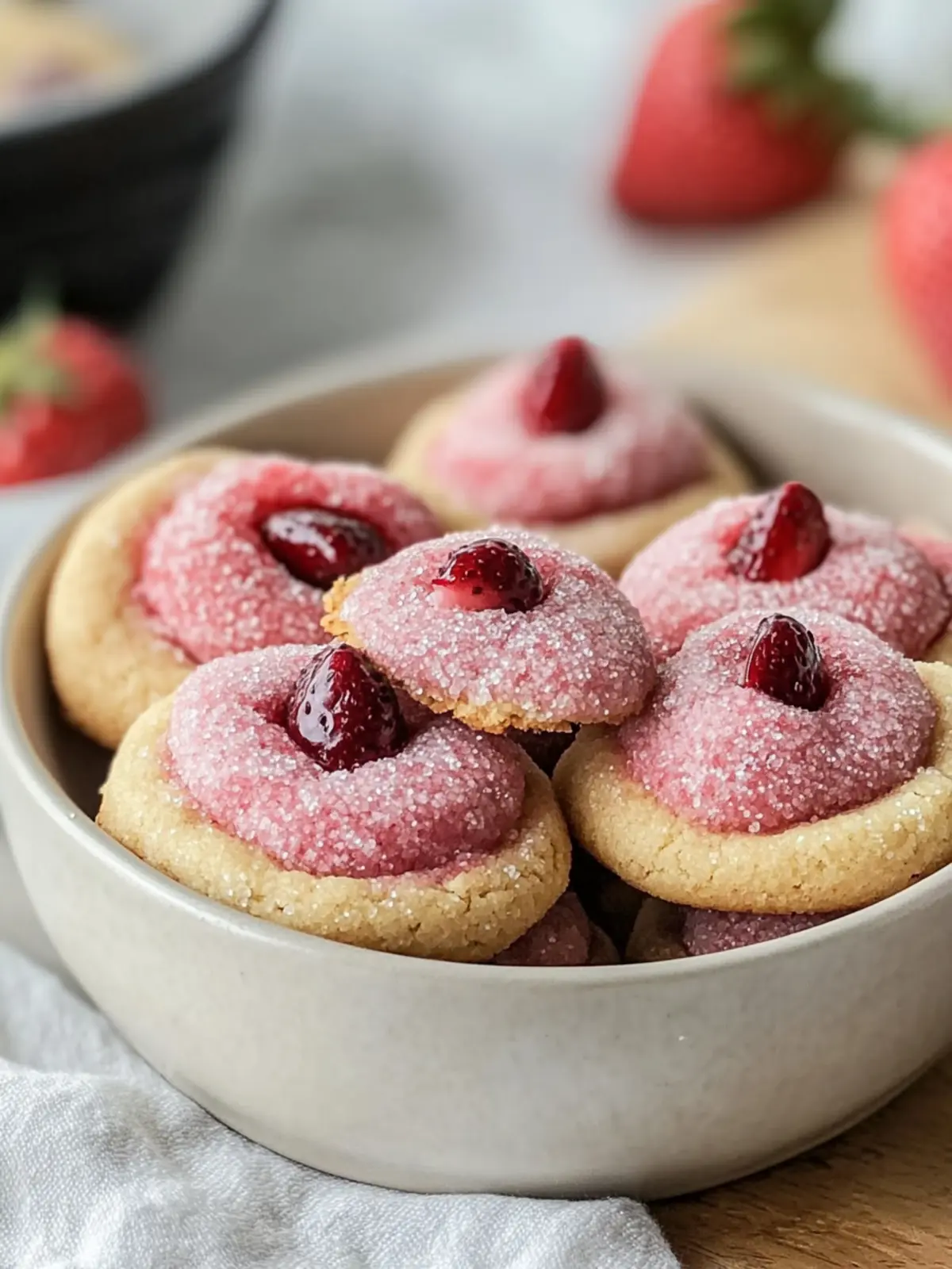 Strawberry Kiss Cookies: Soft, Sweet Delights to Share 2 Strawberry Kiss Cookies