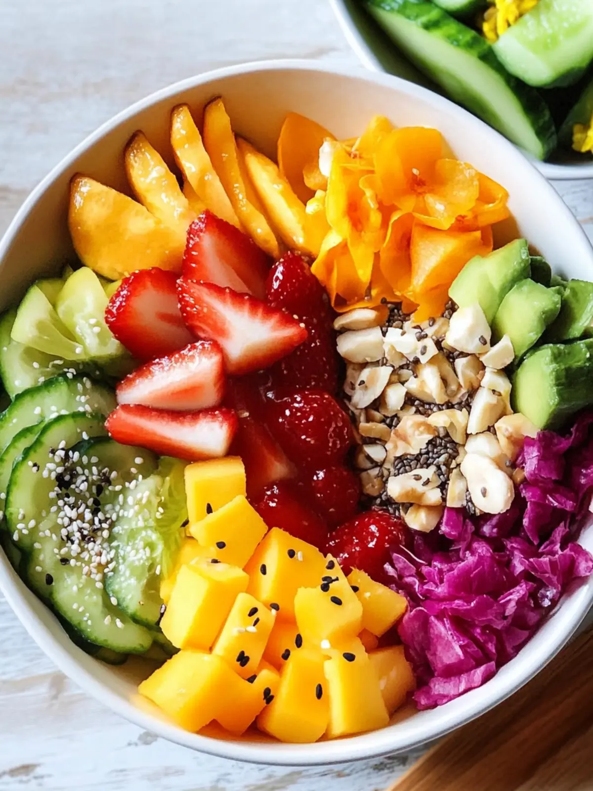 Vibrant Rainbow Bowl with Creamy Tahini Delight 2 Rainbow Bowl