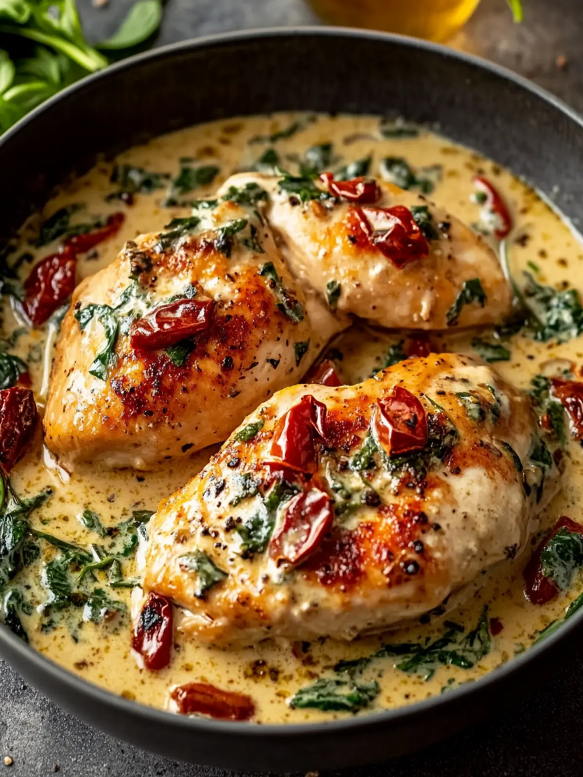 Creamy Tuscan Chicken: Quick One-Pan Wonder for Dinner Tonight 5 Creamy Tuscan Chicken