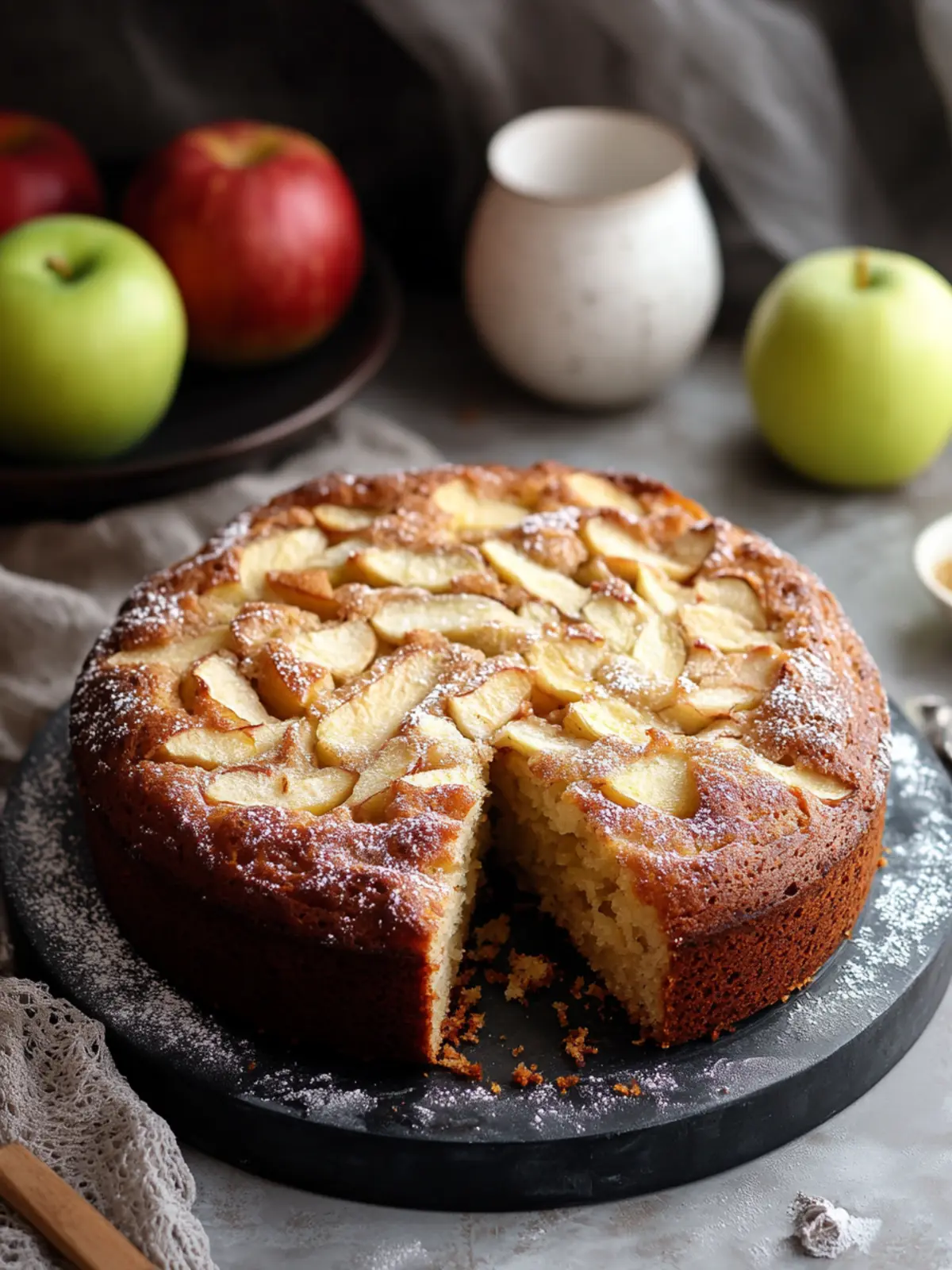 Delicious Irish Apple Cake with Warm Custard You’ll Love 2 Irish Apple Cake
