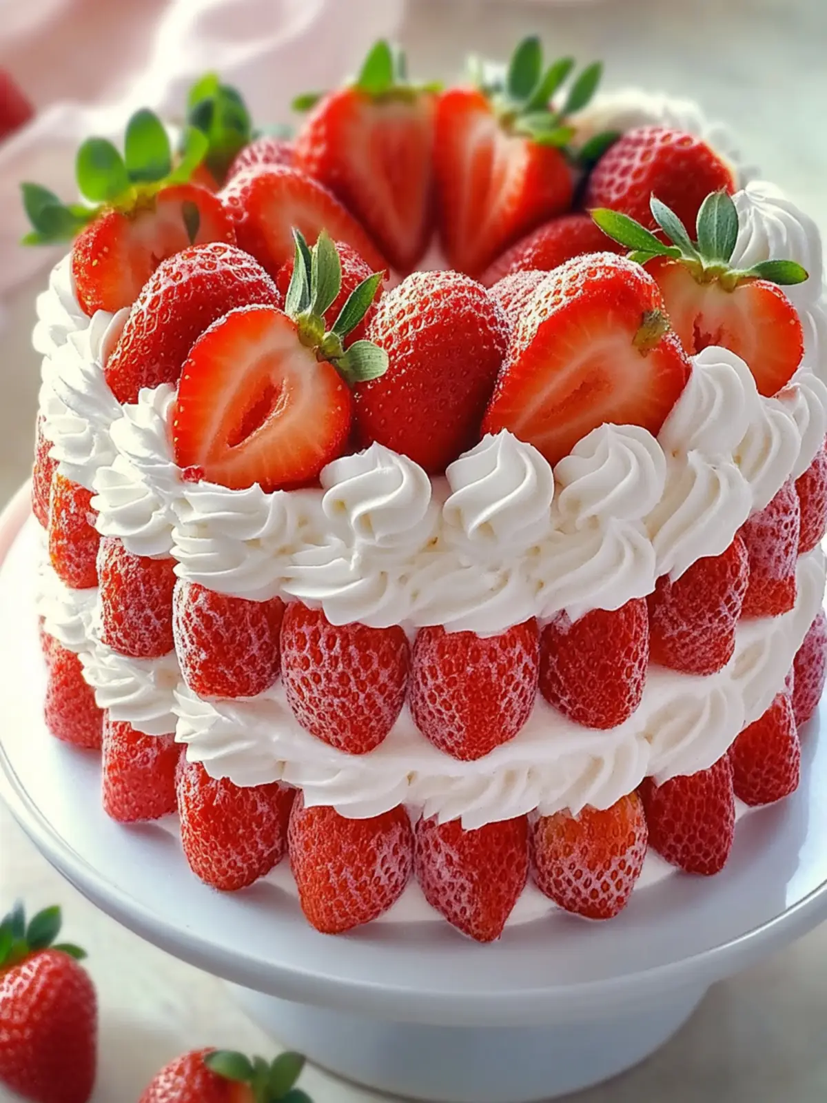Homemade Strawberry Cake: A Sweet Summer Treat to Savor 5 Homemade Strawberry Cake
