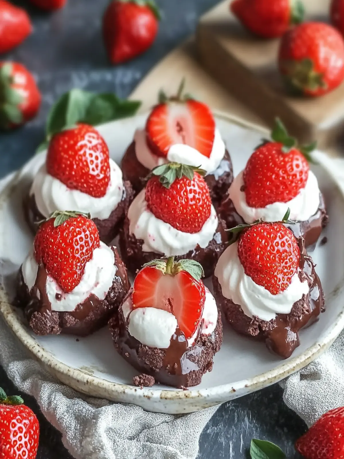 Decadent Chocolate Cheesecake Stuffed Strawberries to Impress 3 Chocolate Cheesecake Stuffed Strawberries