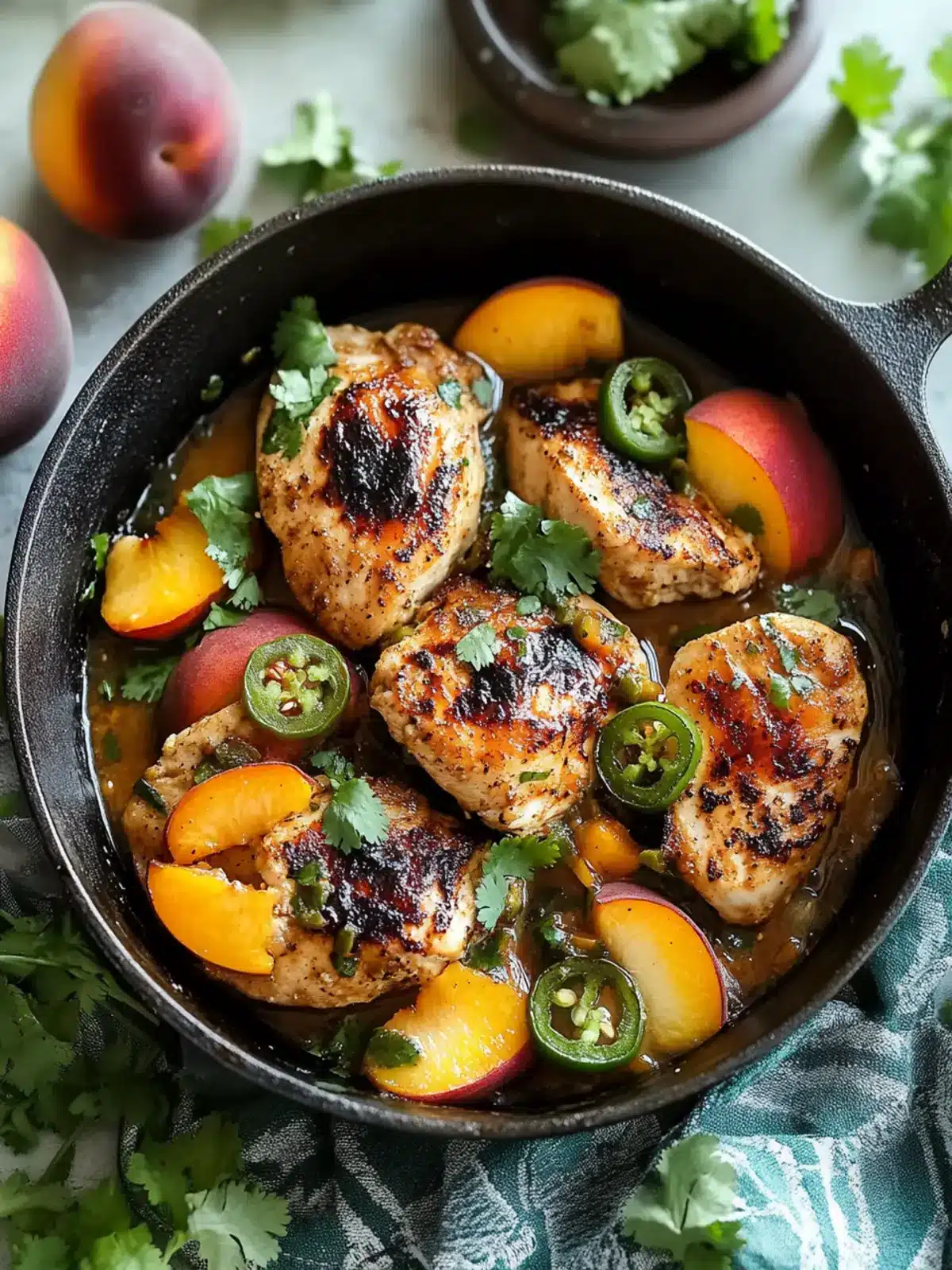 Bold Jalapeno Peach Chicken: A Sweet and Spicy Dinner Delight 4 Jalapeno Peach Chicken