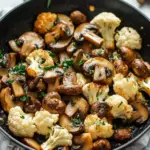 Garlic Mushrooms Cauliflower Skillet: Your Quick Low-Carb Fix 13 Garlic Mushrooms Cauliflower Skillet