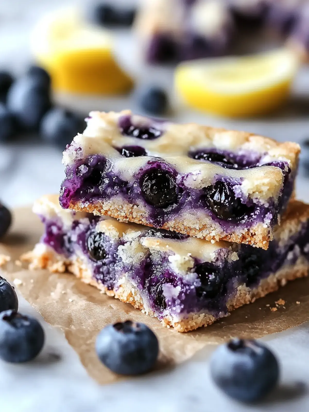 Delicious Blueberry Soft Baked Bars for Guilt-Free Snacking 3 Delicious Blueberry Soft Baked Bars