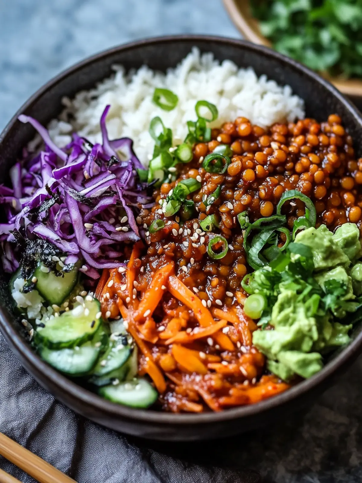 Korean Lentils Vegan Bulgogi: Easy Flavor Explosion at Home 2 Korean Lentils Vegan Bulgogi