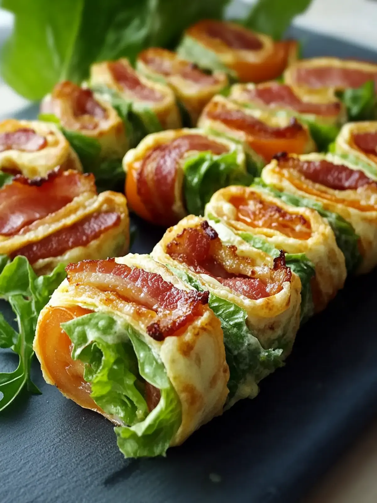Easy Cheesy Bacon, Lettuce & Tomato Spirals Recipe Anyone Can Make 5 Easy Cheesy Bacon, Lettuce & Tomato Spirals Recipe