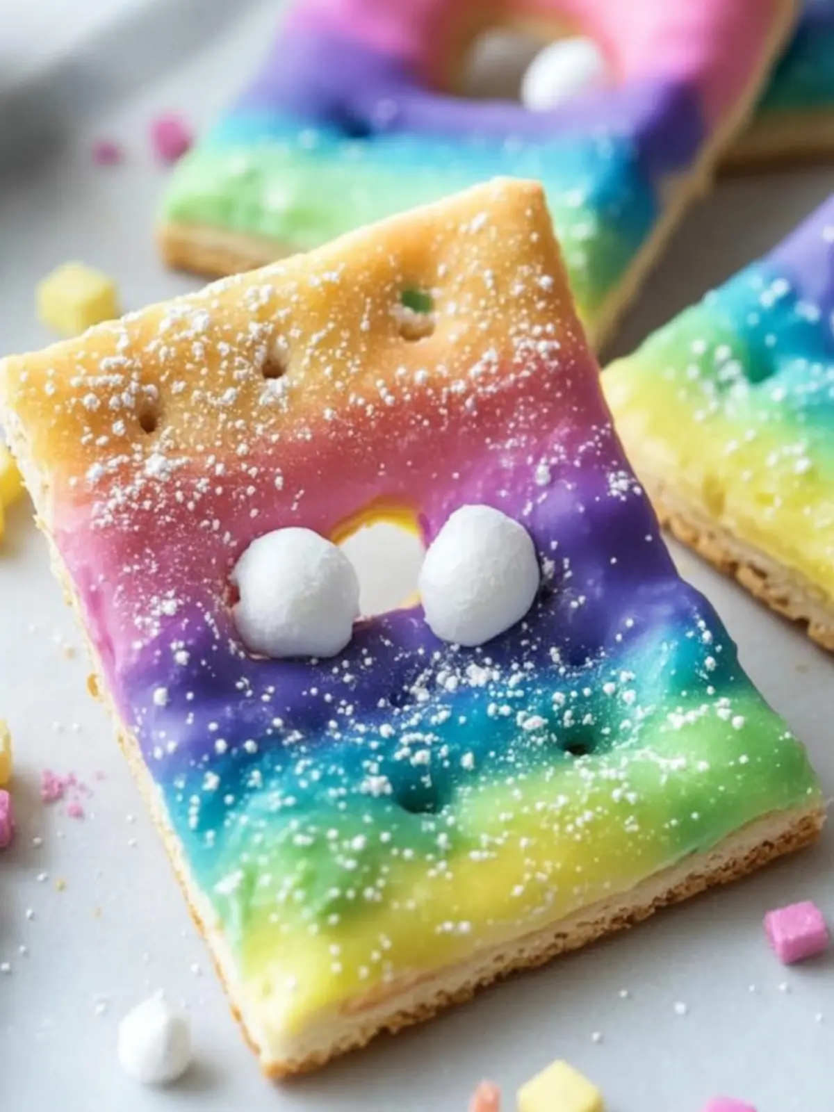 Make Colorful Rainbow Crackers for Fun Snack Time Joy 3 Rainbow Crackers