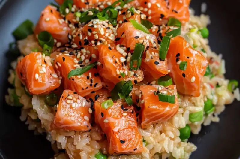 Trendy Rice Irresistible Salmon Crispy Rice: A Delightful Fusion Appetizer