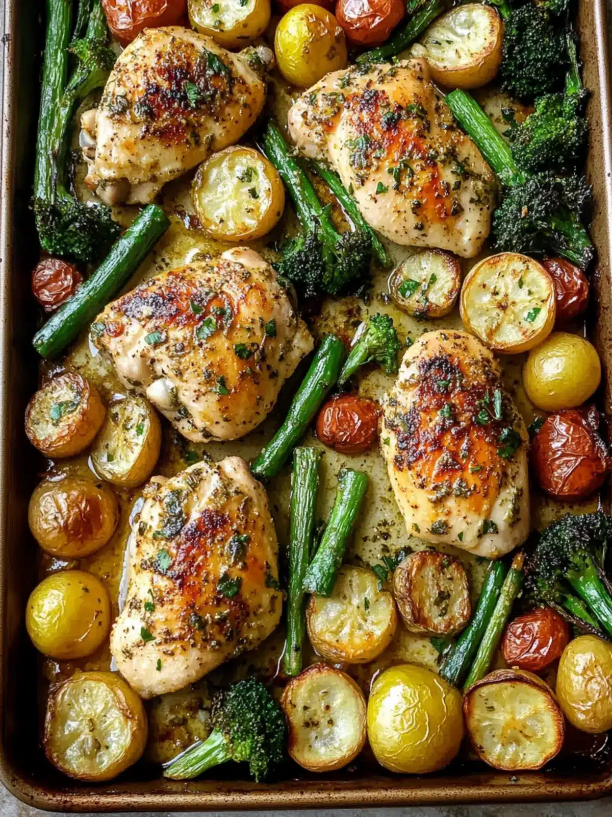 Sheet Pan Garlic Butter Chicken and Veggies for Busy Nights 5 Sheet Pan Garlic Butter Chicken and Veggies
