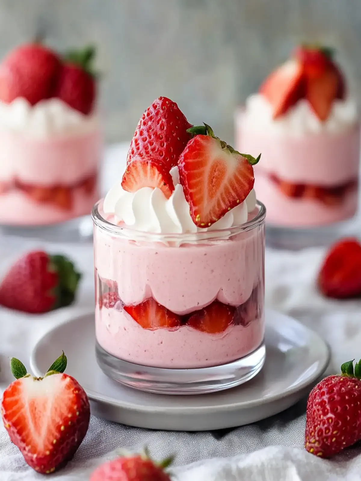 Light Strawberry Mousse: Guilt-Free Delight in 5 Minutes 5 Strawberry Mousse
