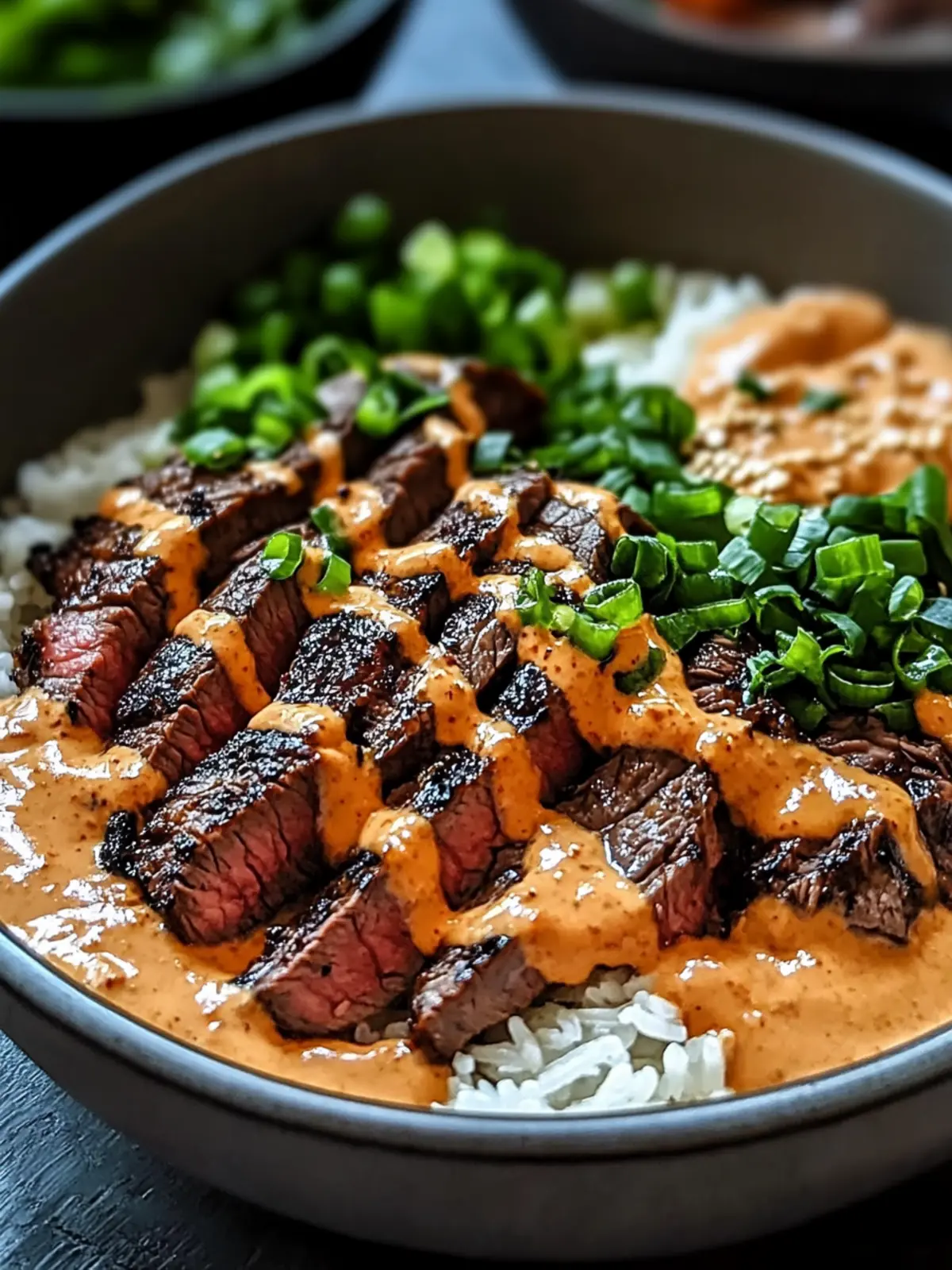 Indulgent Korean BBQ Steak Bowls with Spicy Cream Sauce Delight 4 Indulgent Korean BBQ Steak Bowls with Spicy Cream Sauce Bliss
