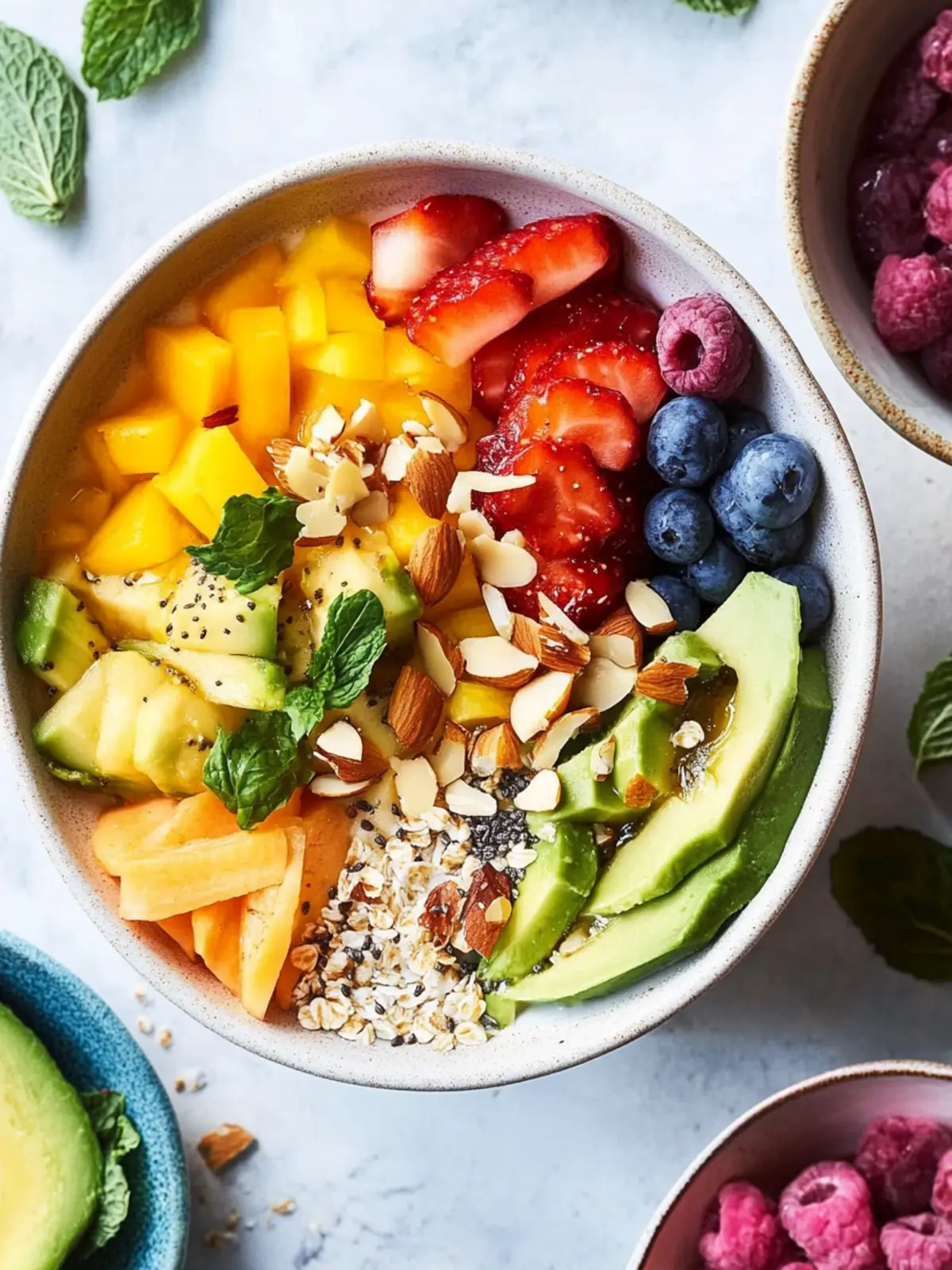 Vibrant Rainbow Bowl with Creamy Tahini Delight 4 Rainbow Bowl