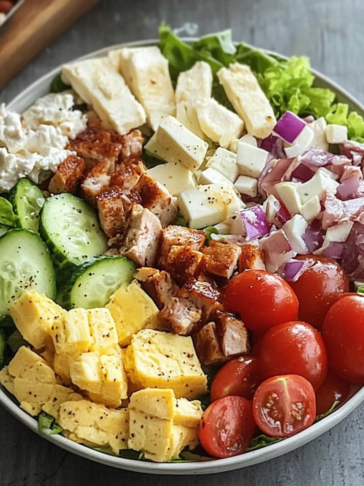 Air Fryer Brown Derby Cobb Salad: Quick, Fresh & Flavorful 3 Air Fryer Brown Derby Cobb Salad