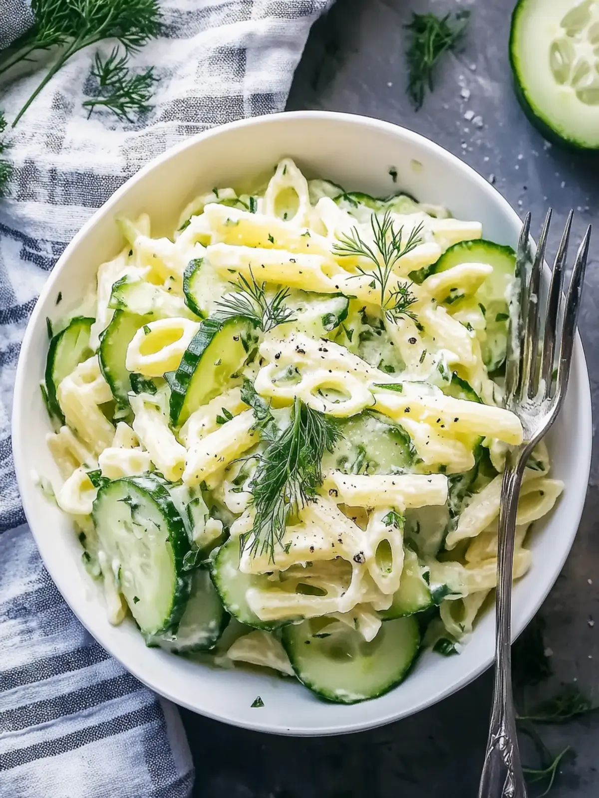 Delicious Healthy Cucumber Pasta Salad for Refreshing Summer Joy 3 Healthy Cucumber Pasta Salad