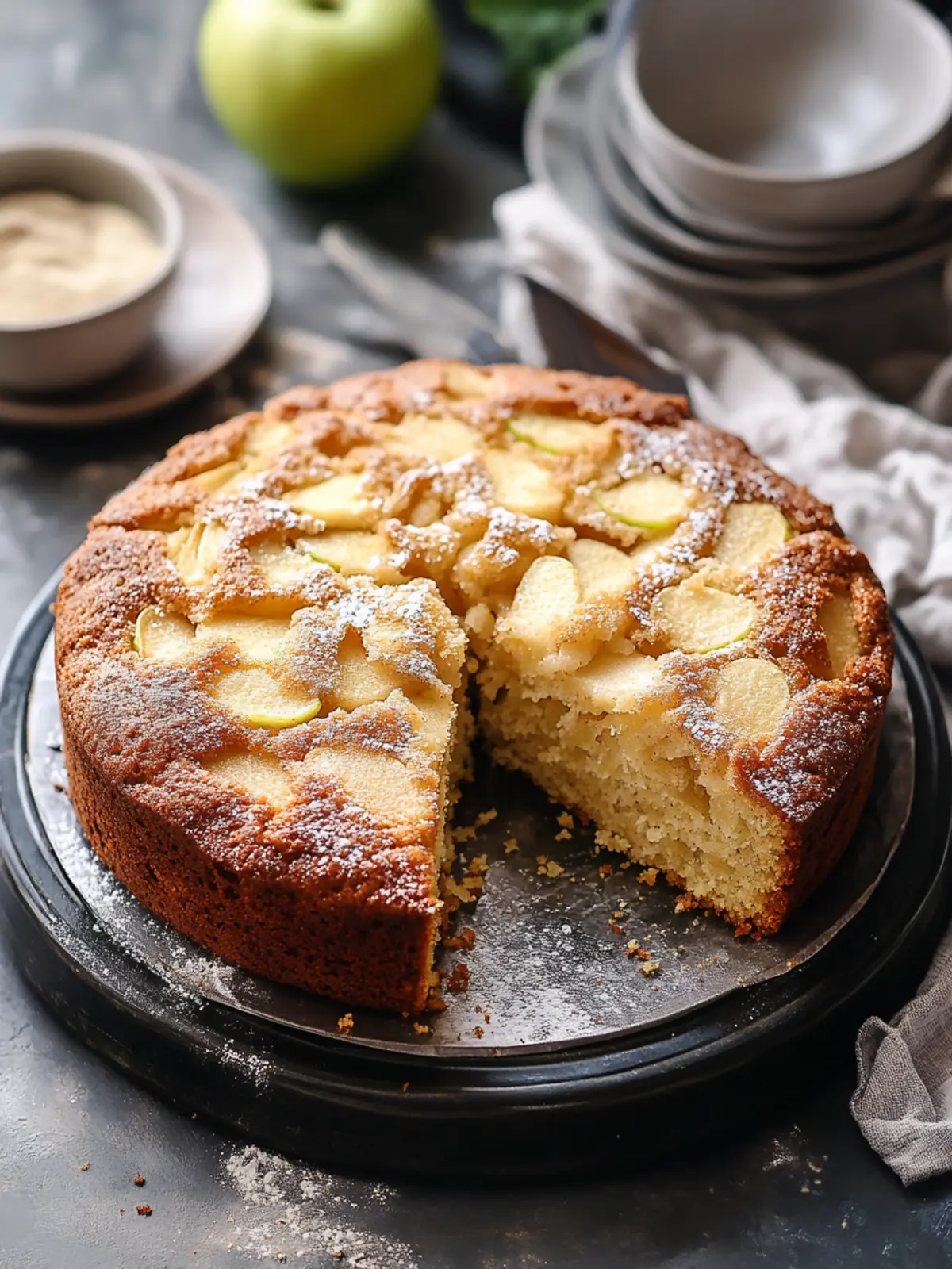 Delicious Irish Apple Cake with Warm Custard You’ll Love 4 Irish Apple Cake