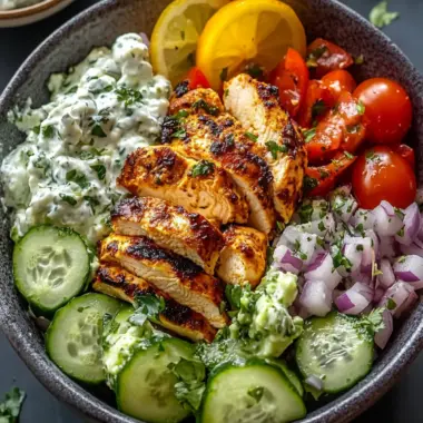 Irresistible Chicken Tzatziki Bowls for Quick Mediterranean Bliss 15 Irresistible Chicken Tzatziki Bowls