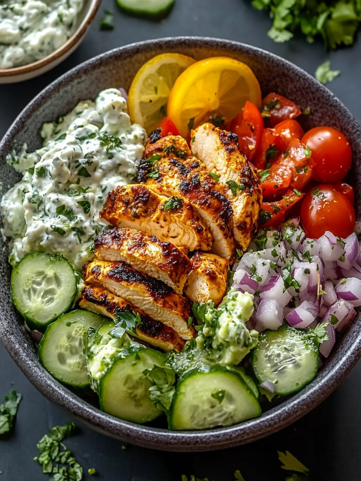 Irresistible Chicken Tzatziki Bowls for Quick Mediterranean Bliss 5 Irresistible Chicken Tzatziki Bowls