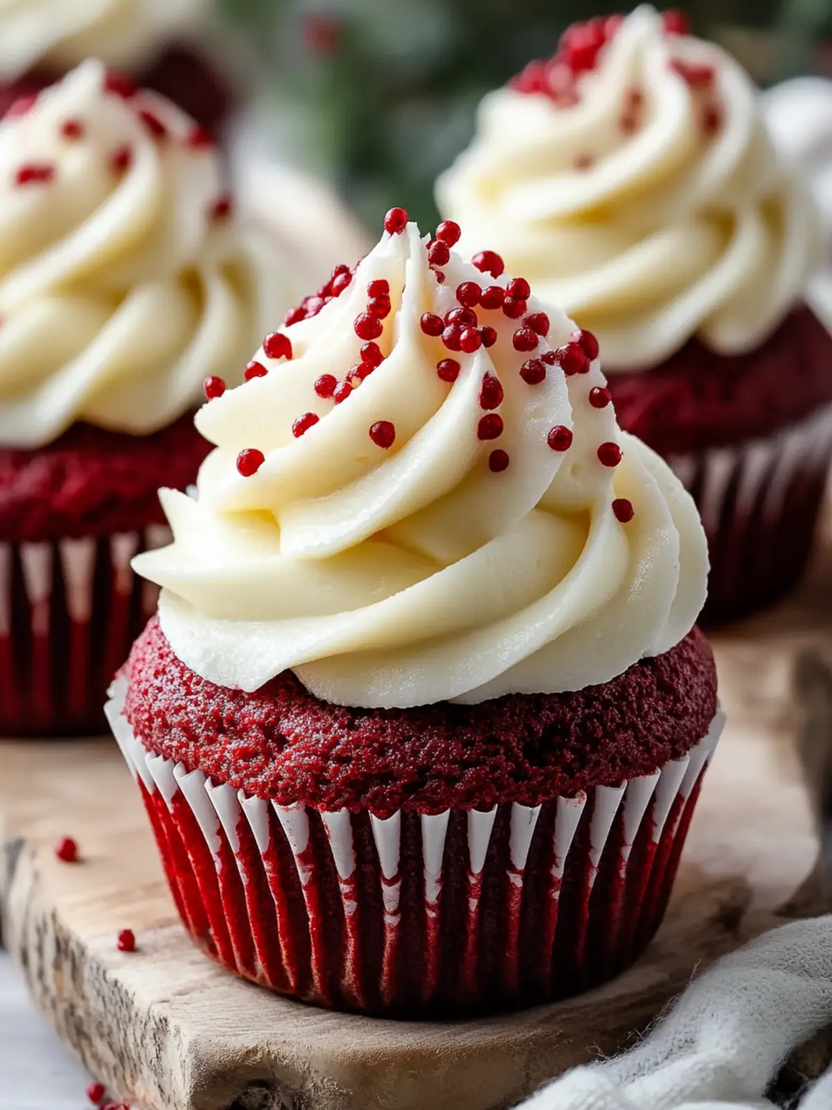 Irresistible Festive Red Velvet Cupcakes That Steal the Show 2 Irresistible Festive Red Velvet Cupcakes