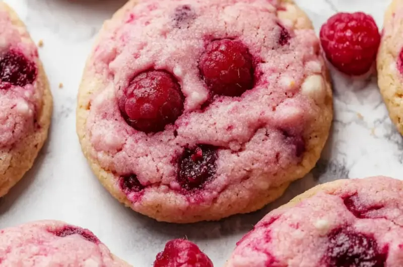 Easy Raspberry Cookies Recipe Easy Raspberry Cookies: Deliciously Moist in 20 Minutes