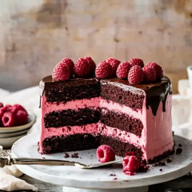 Decadent Chocolate Raspberry Cake for Sweet Celebrations 9 Chocolate Raspberry Cake