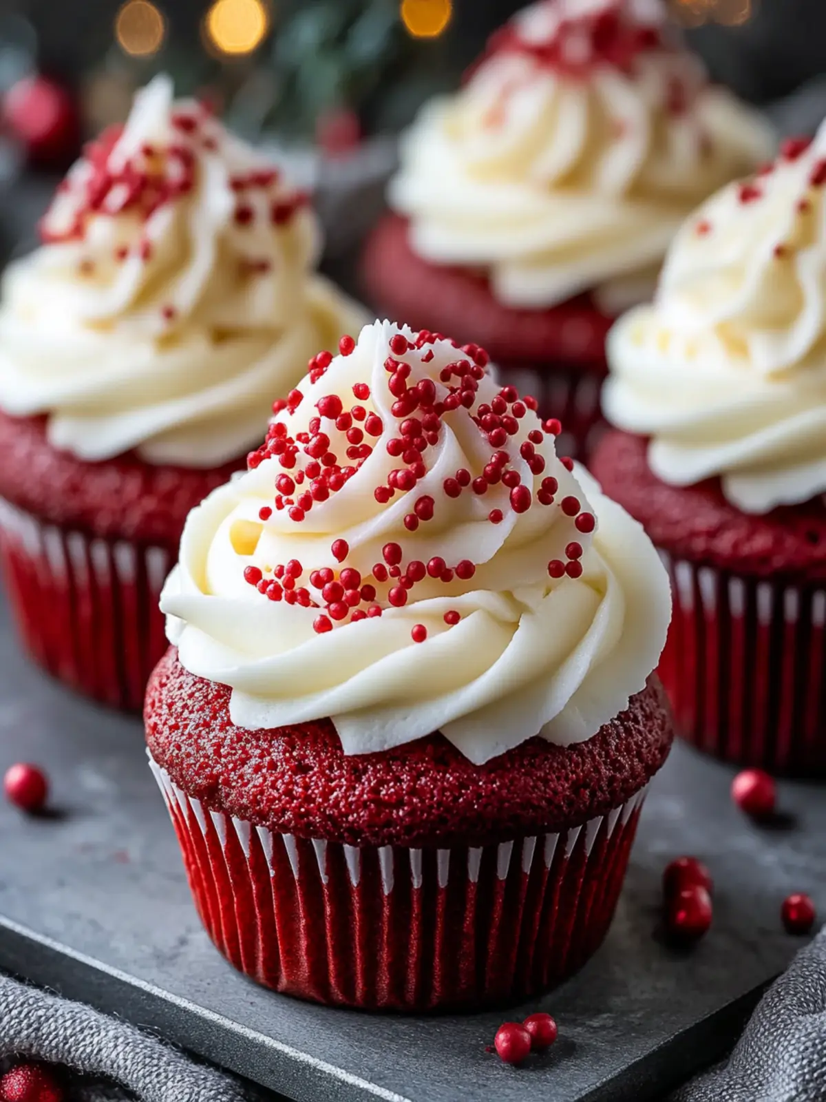 Irresistible Festive Red Velvet Cupcakes You’ll Love to Bake 4 Irresistible Festive Red Velvet Cupcakes