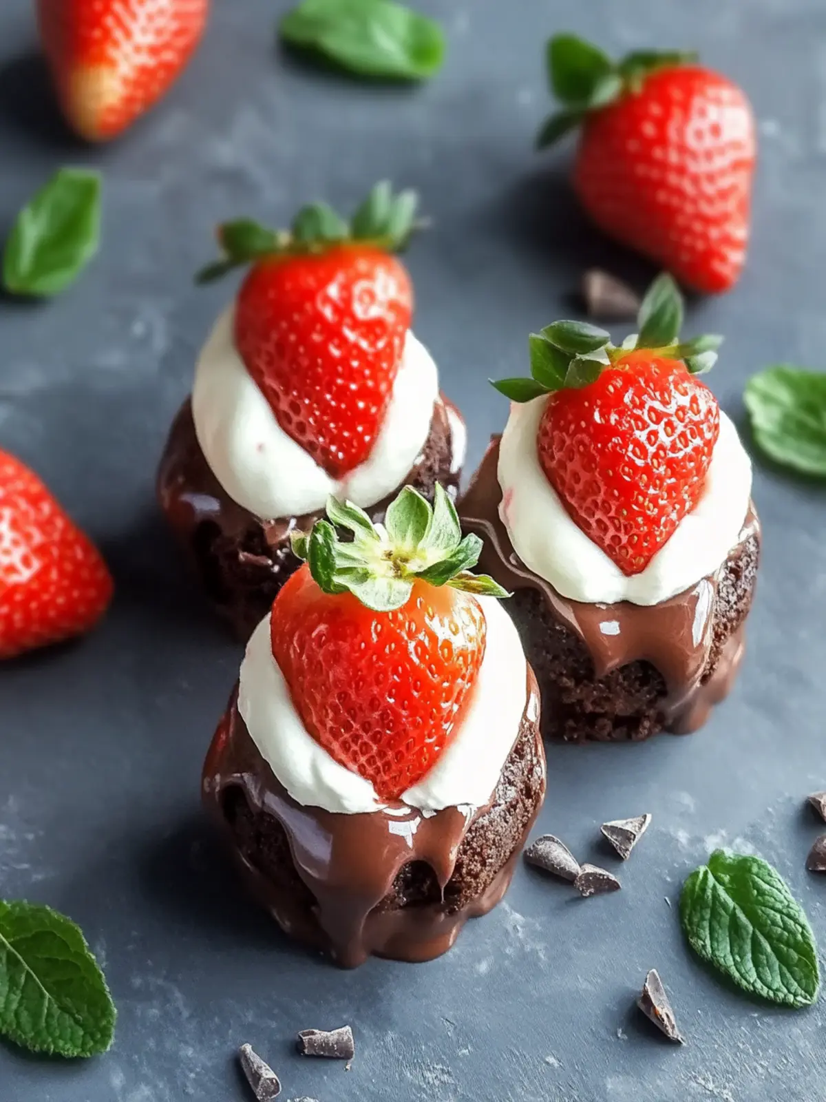 Decadent Chocolate Cheesecake Stuffed Strawberries to Impress 2 Chocolate Cheesecake Stuffed Strawberries