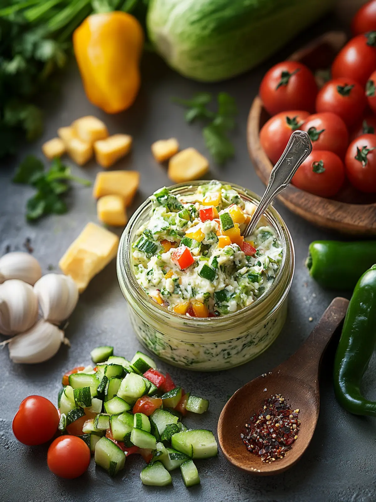 Deliciously Creamy Garden Vegetable Spread in Just 20 Minutes 2 Garden Vegetable Spread