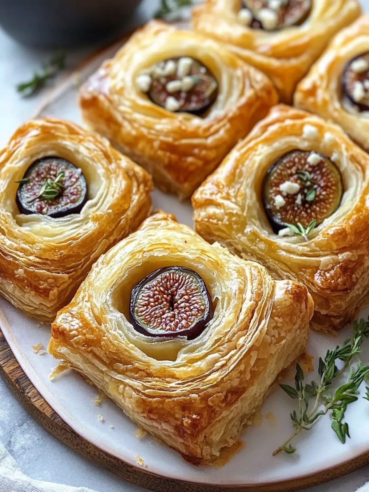 Fig & Goat Cheese Puff Pastry Roll: Effortless Elegance at Home 3 Fig & Goat Cheese Puff Pastry Roll