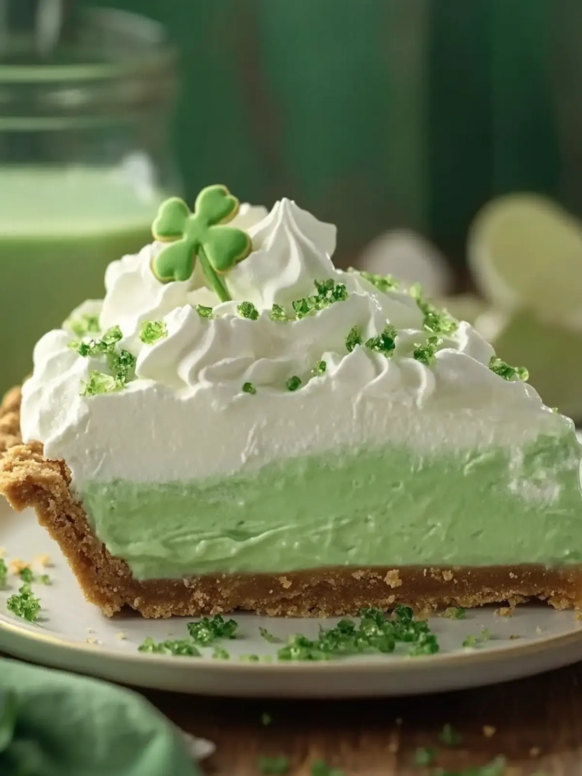 Irresistible Shamrock Shake Pie: Your Festive No-Bake Delight 2 Shamrock Shake Pie