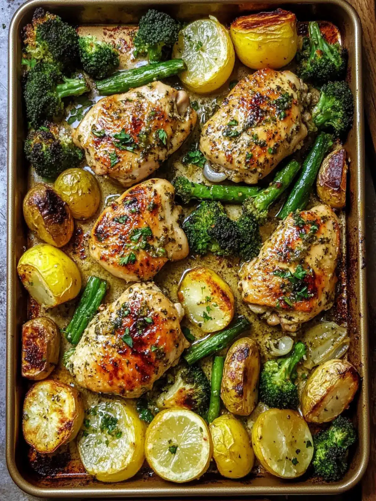 Sheet Pan Garlic Butter Chicken and Veggies for Busy Nights 3 Sheet Pan Garlic Butter Chicken and Veggies