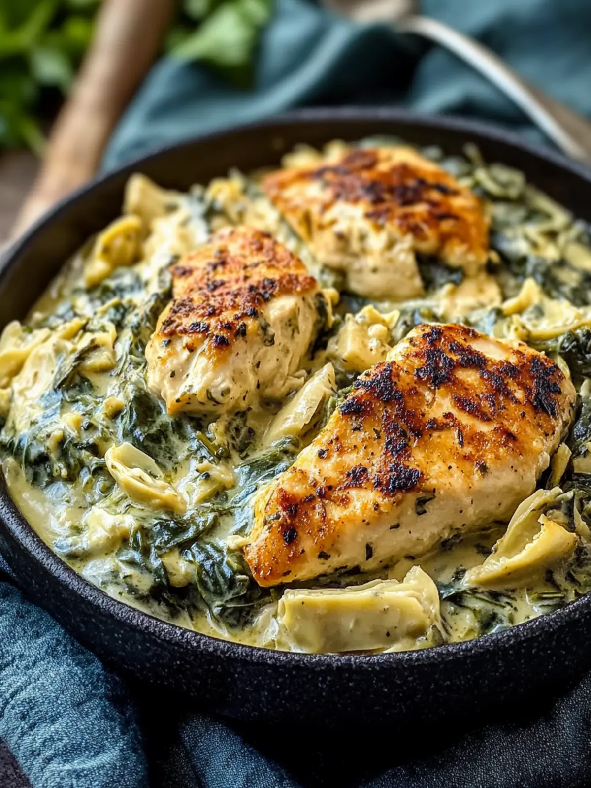 Creamy Spinach Artichoke Chicken: Your New Weeknight Hero 2 Creamy Spinach Artichoke Chicken