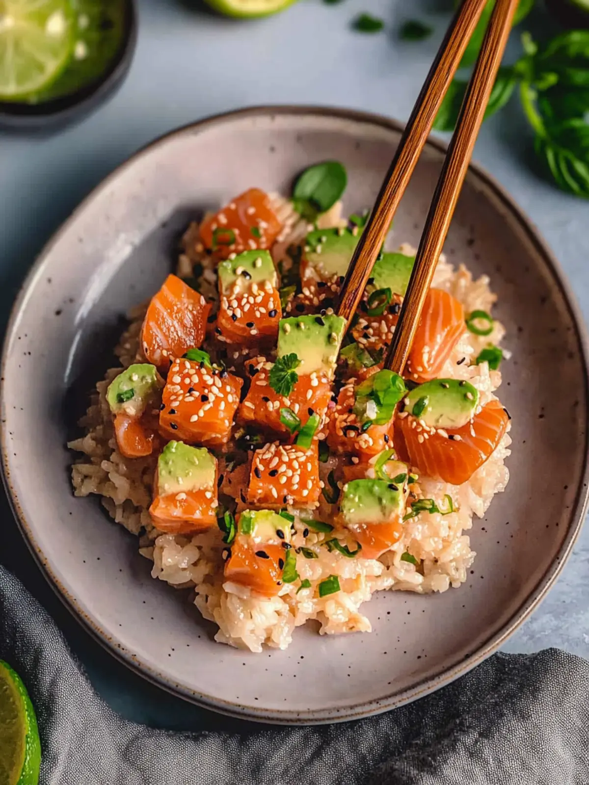 Savory Salmon Crispy Rice: A Trendy Twist on Sushi Delight 4 Salmon Crispy Rice