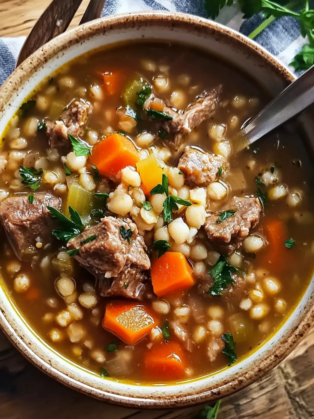 Healthy Beef Barley Soup: Comfort in Every Warm Bowl 5 healthy Beef Barley Soup