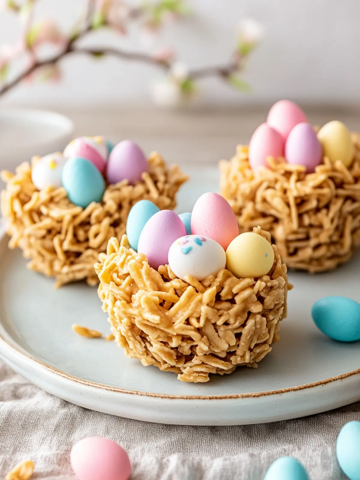 Easter Egg Peanut Butter Haystacks That Kids Will Love 4 Easter Egg Peanut Butter Haystacks