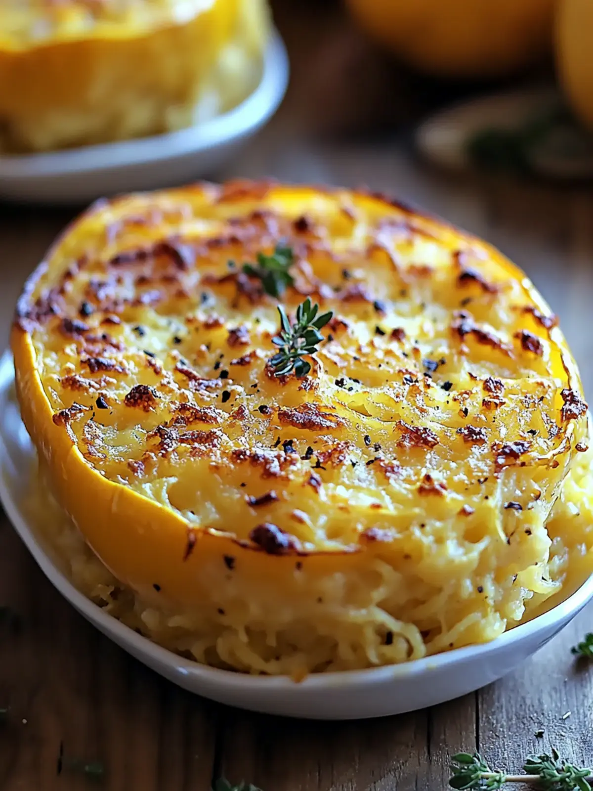 Creamy Spaghetti Squash Au Gratin: Guilt-Free Cheesy Delight 3 Creamy Spaghetti Squash Au Gratin
