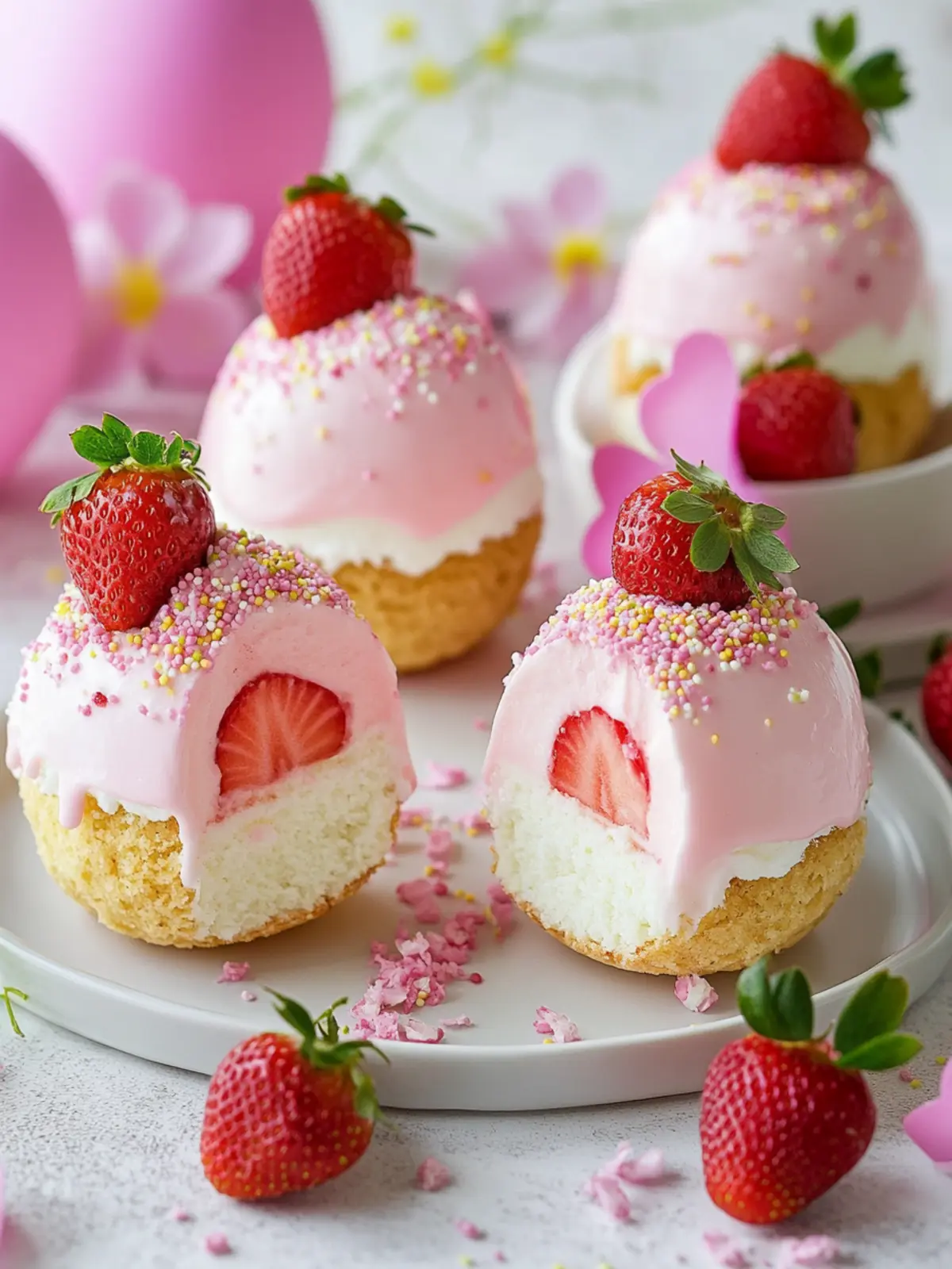 Strawberry Shortcake Easter Egg Bombs for a Festive Surprise 3 Strawberry Shortcake Easter Egg Bombs