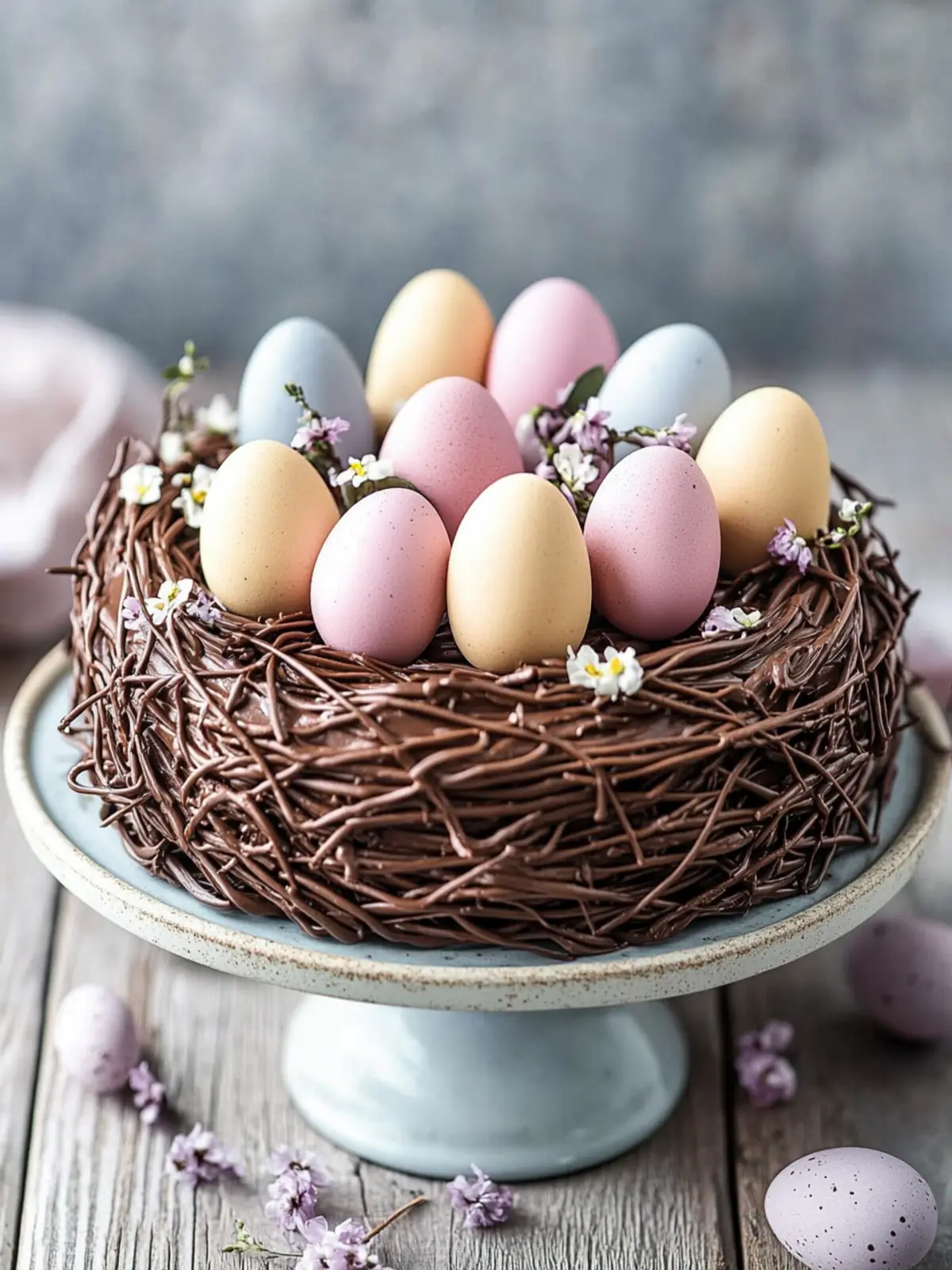 Delight in Chocolate Easter Egg Nest Cake for Festive Fun 5 Chocolate Easter Egg Nest Cake