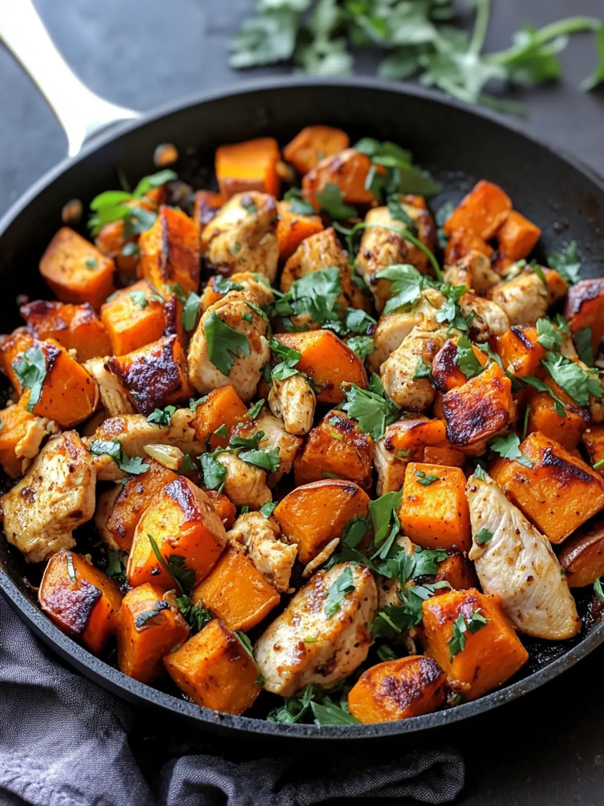 Savory Chicken Sweet Potato Skillet: Your Quick Dinner Solution 2 Chicken Sweet Potato Skillet