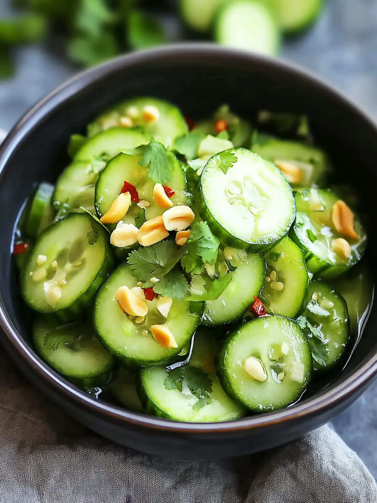 Thai Cucumber Salad: Crunchy Vegan Bliss in 20 Minutes 4 Thai Cucumber Salad