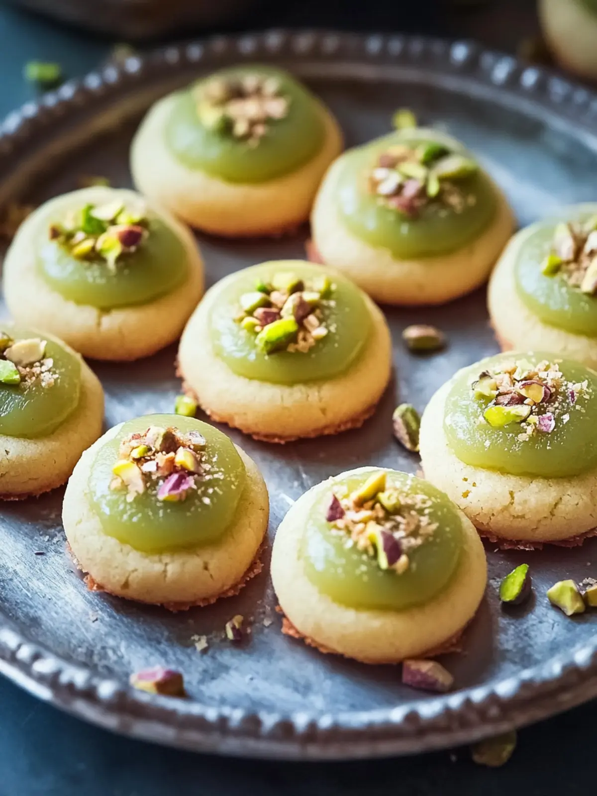 Delicious Pistachio Thumbprint Cookies with Jam Bliss 5 Pistachio Thumbprint Cookies