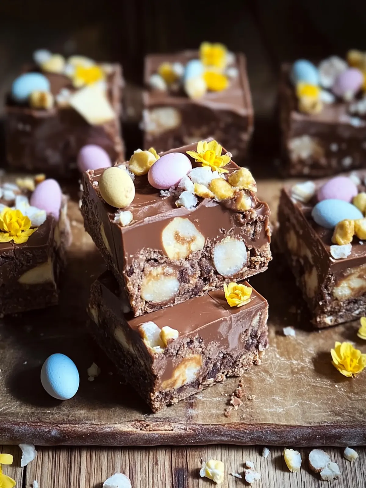 Easter Rocky Road Delight: Easy No-Bake Treat for All 4 Easter Rocky Road