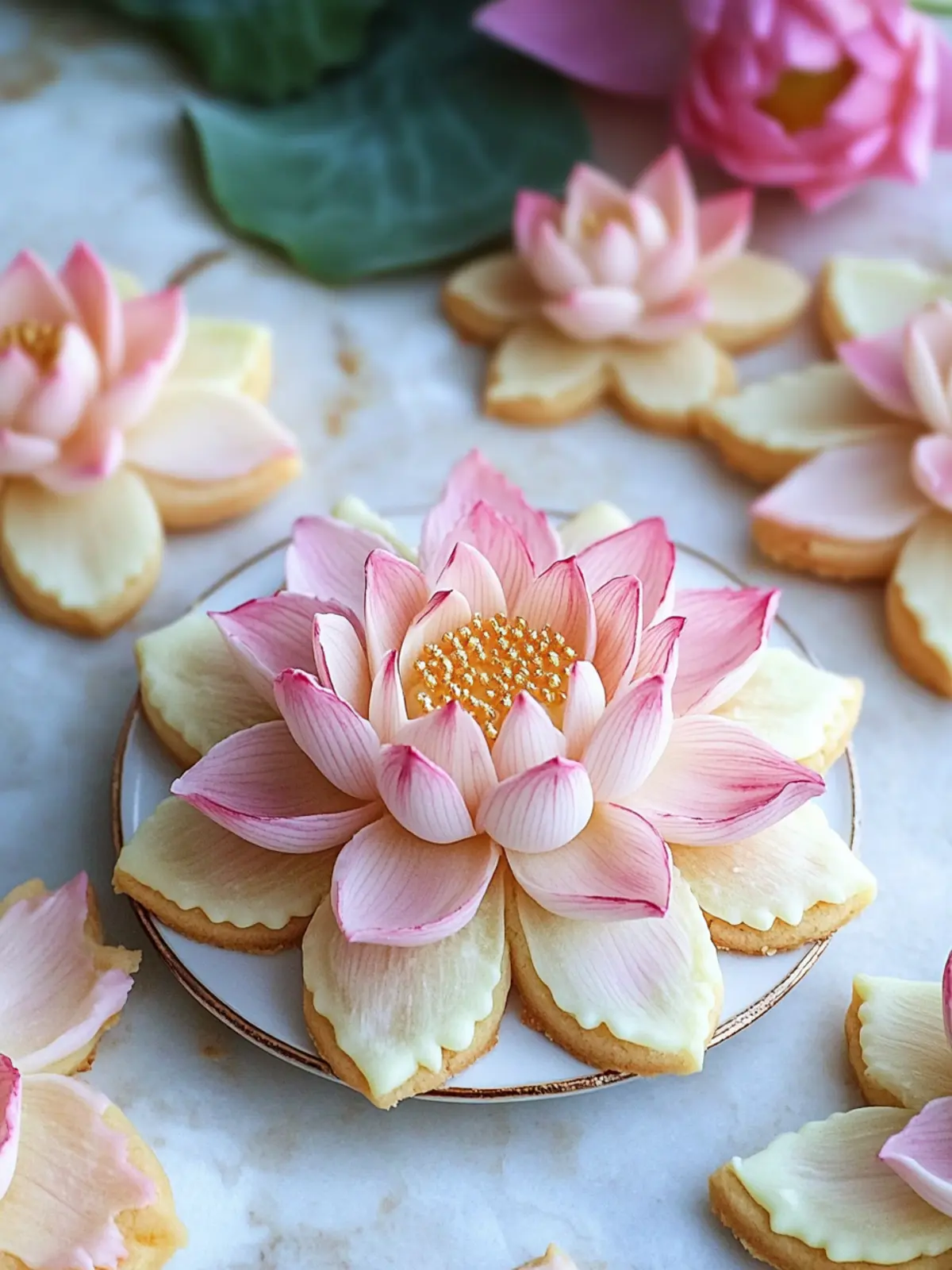Delightful Lotus Flower Cookies That Brighten Any Gathering 5 Delightful Lotus Flower Cookies