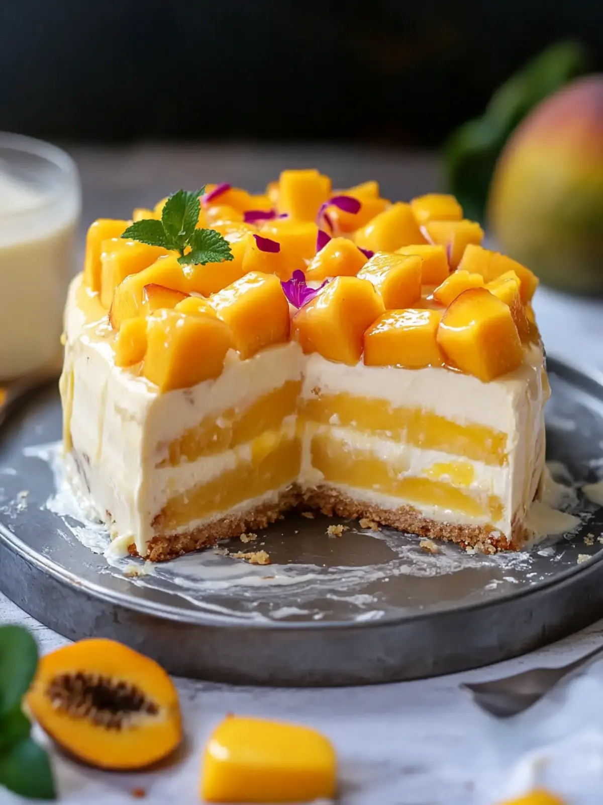 Mango Tres Leches Cake: Your Ultimate Tropical Indulgence 4 Mango Tres Leches Cake