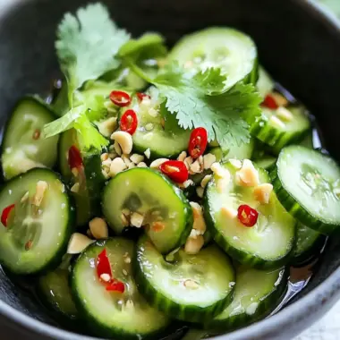 Thai Cucumber Salad: Crunchy Vegan Bliss in 20 Minutes 9 Thai Cucumber Salad