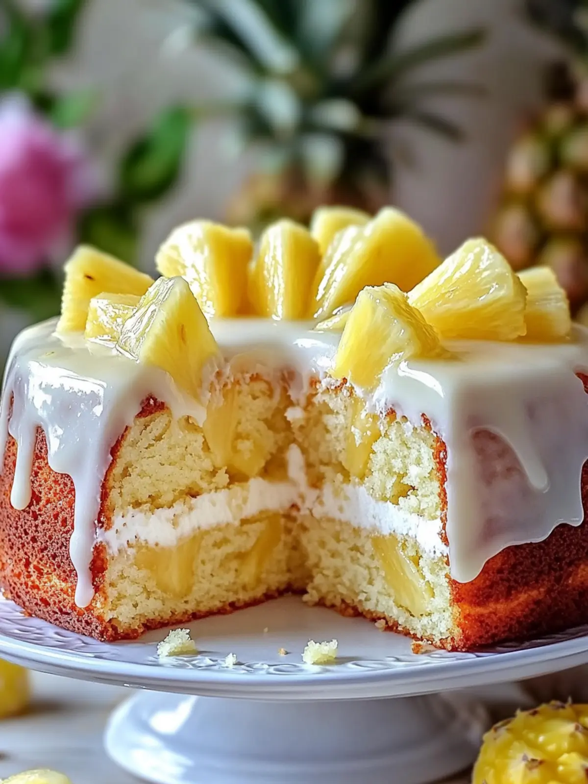 Delicious Easter Pineapple Heaven Cake for a Tropical Celebration 4 Delicious Easter Pineapple Heaven Cake